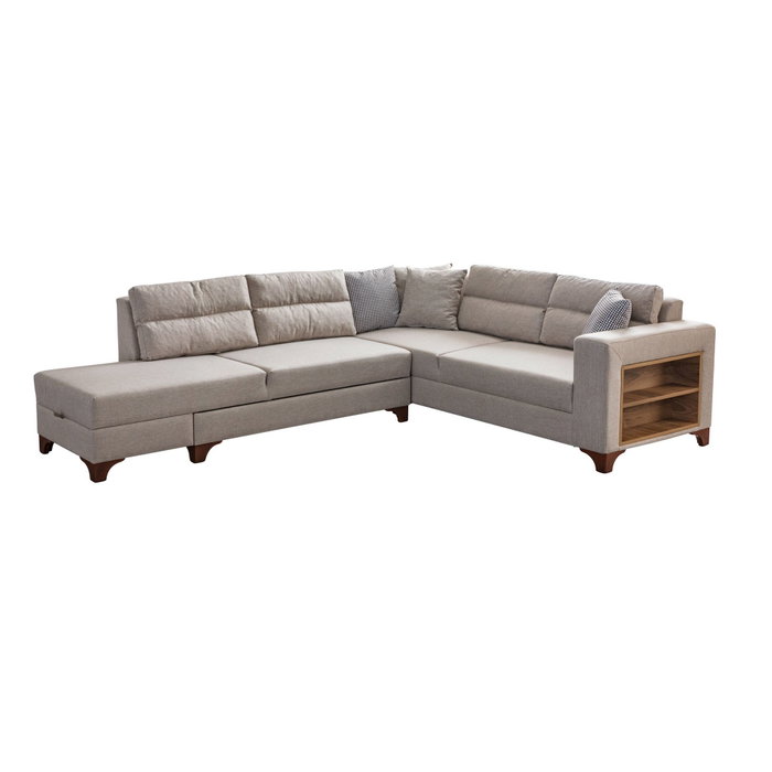 Atelier Del Sofa T-Loft Right - Sofá-Cama Esquinero Crema